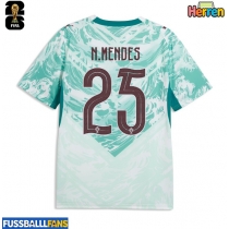 Portugal Nuno Mendes #25 Auswärtstrikot WM 2026 Kurzarm